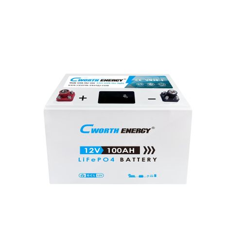 CWORTH ENERGY 1.3kWh 12V 100Ah LiFePO4 Lithium Battery