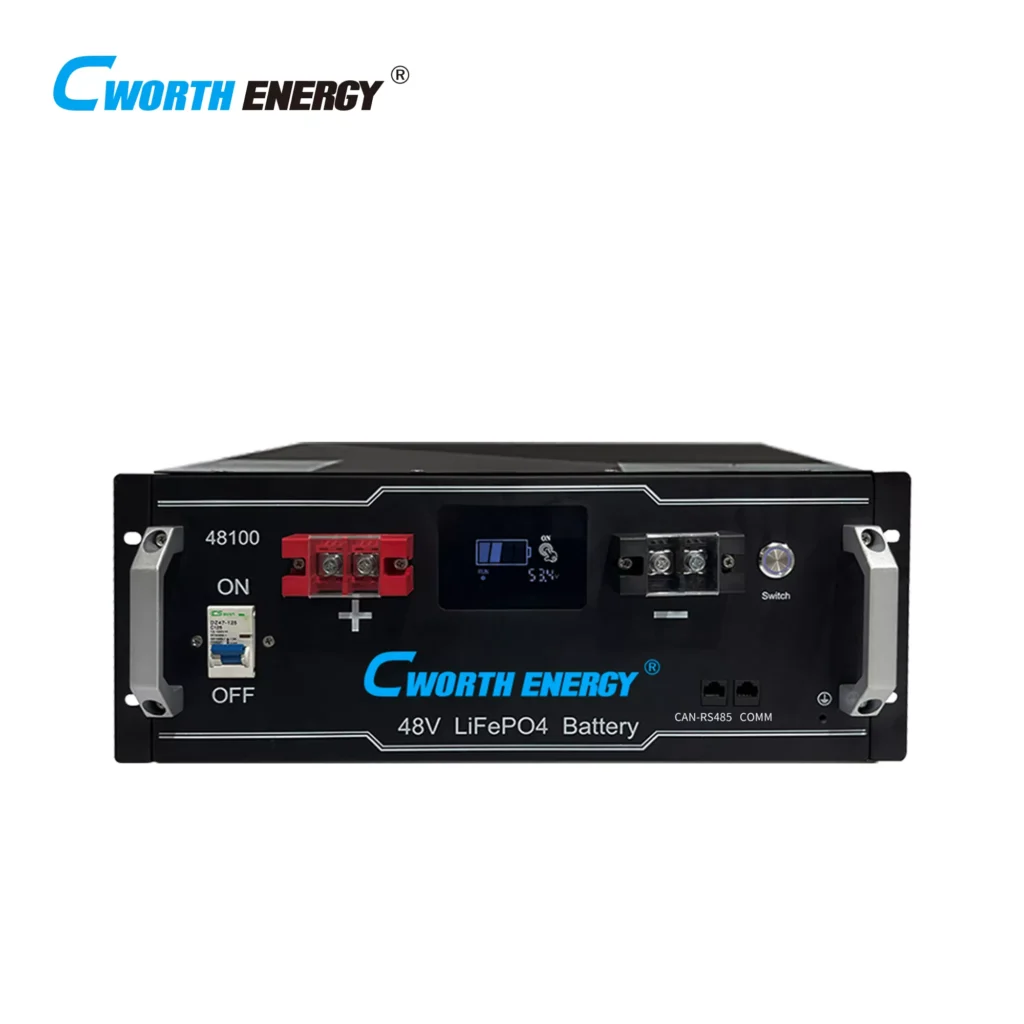 CWORTH ENERGY 5kWh 51.2V LiFePO4 Solar Battery
