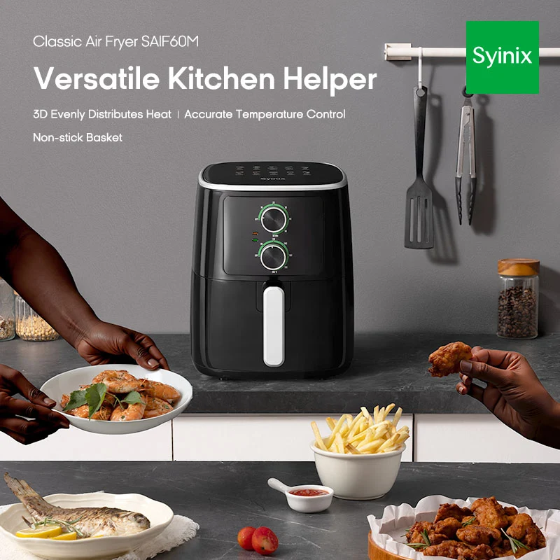 Syinix Air Fryer SAIF60M – 6L